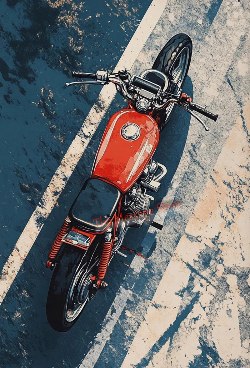 Rider Silhouette Canvas Print