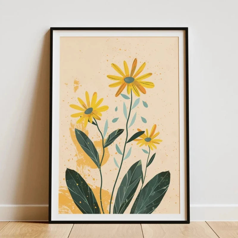Minimalist Bamboo Forest Tropical Leaf Botanical Flower Poster and Prints Canvas Printing Wall Art Picture for Living Room Decor
