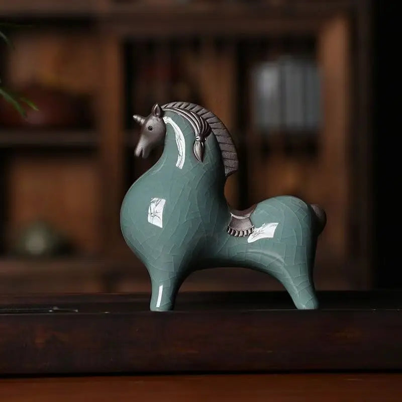 Trojan Ceramic Horse Decorative