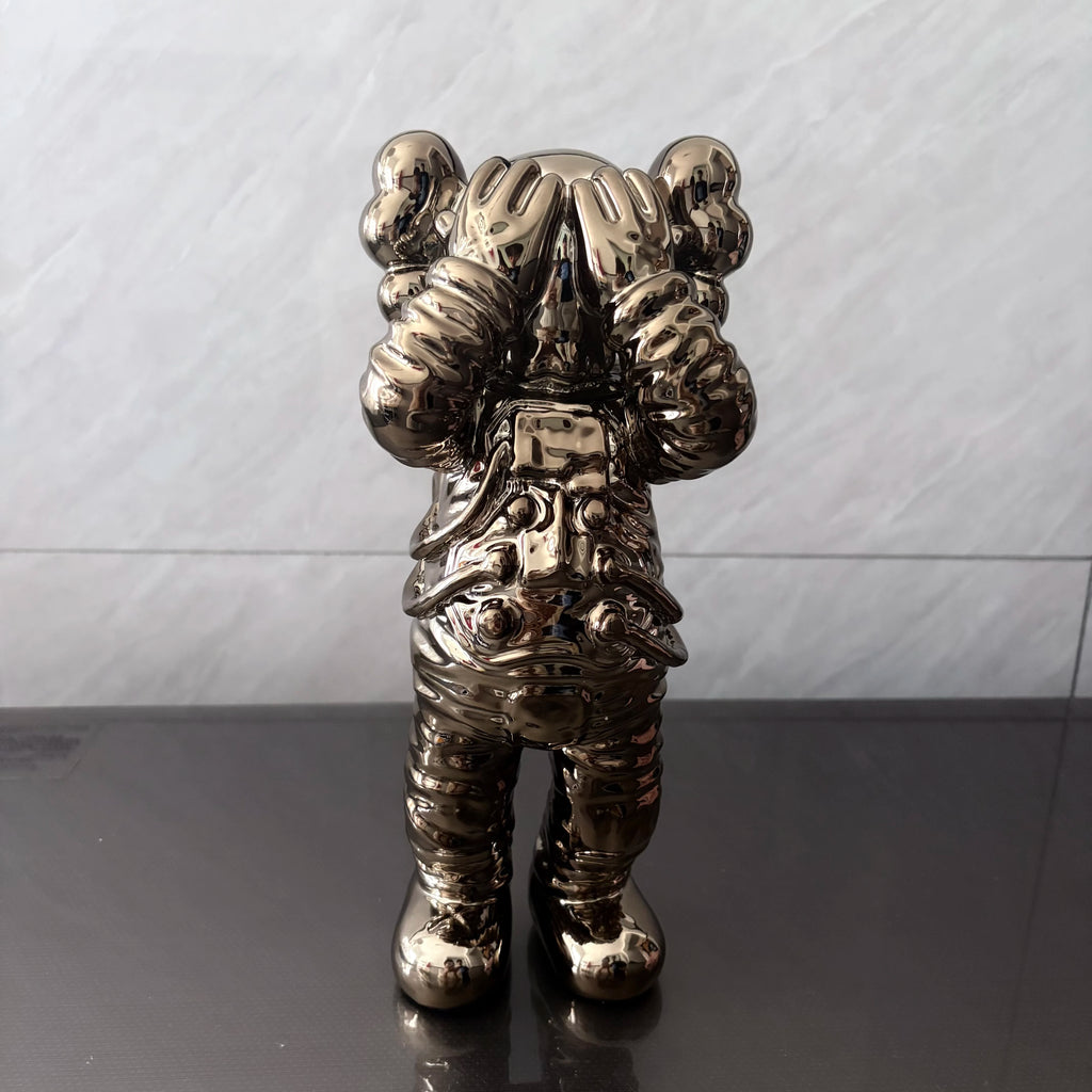 Astronaut Metalic Resin Sculpture