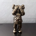 Astronaut Metalic Resin Sculpture