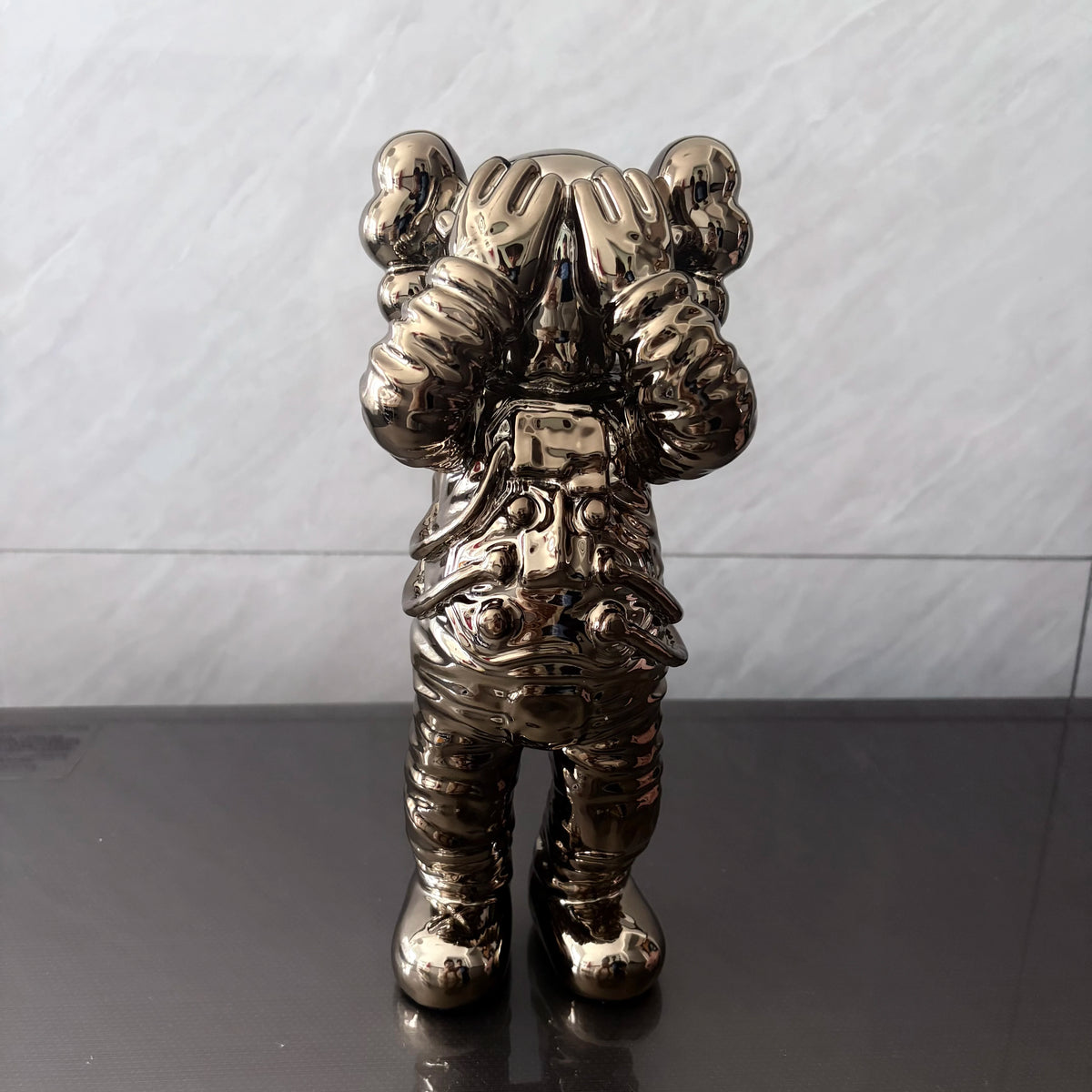 Astronaut Metalic Resin Sculpture
