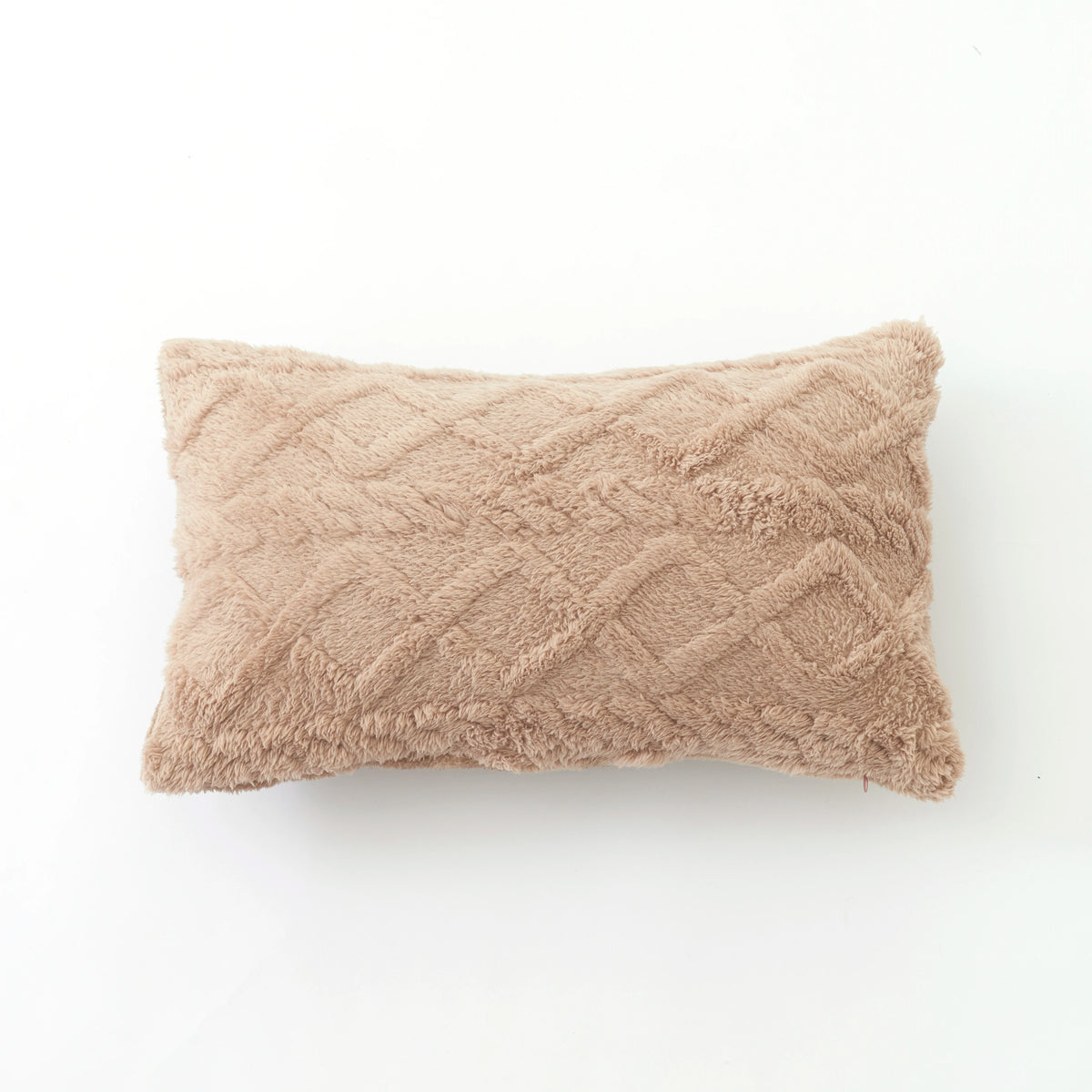 Plush Lumbar Cushion Cover
