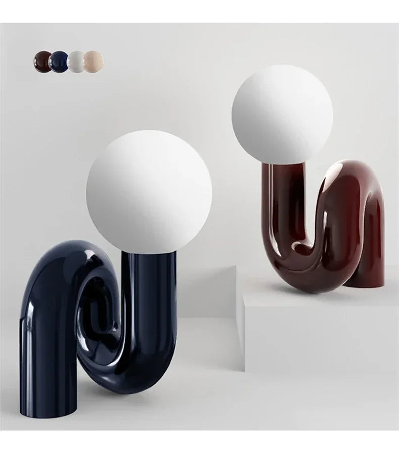 Neo Abstract Resin Table Lamp