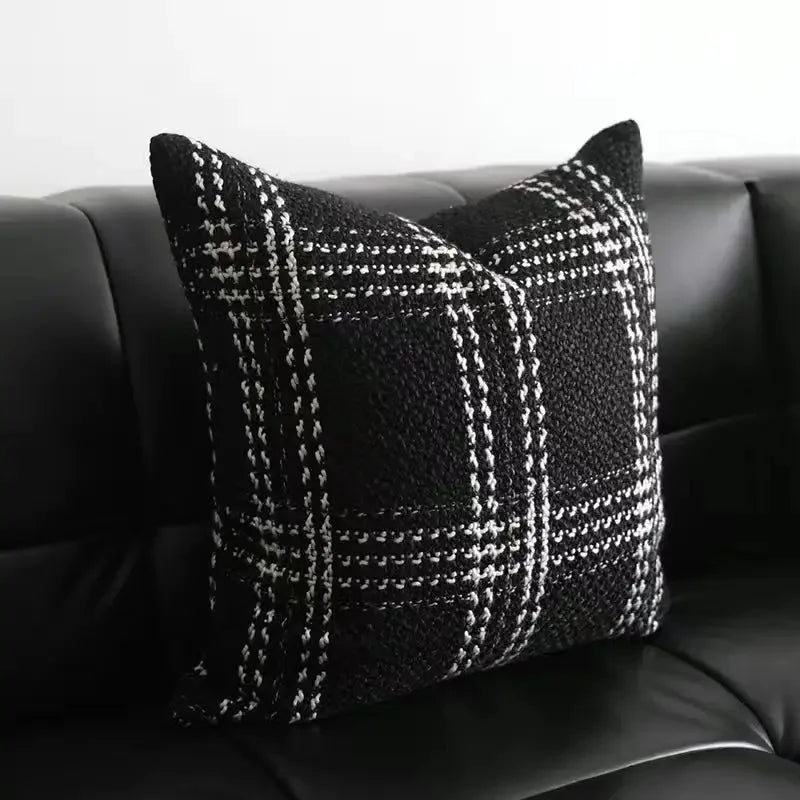 Abstract Colour-Block Cushion Cover