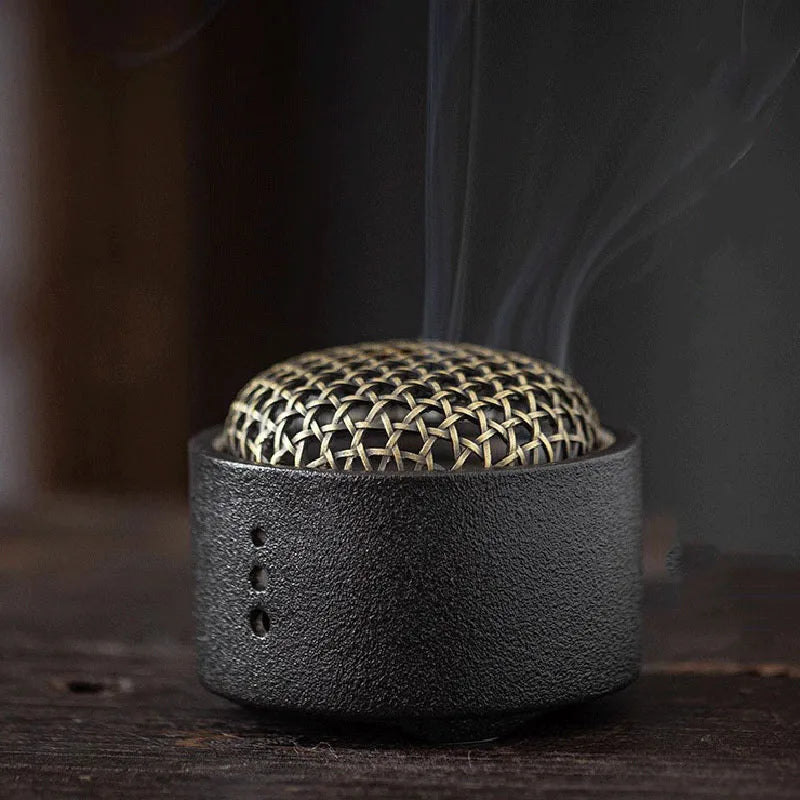 Patterned Ceramic Incense Plate