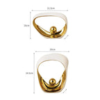 Golden Halo Ceramic Ornament