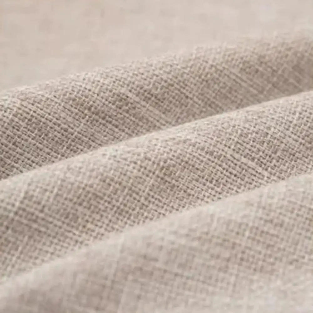 Beige Minimal Blooms Cushion Cover 4Pcs Linen Throw Pillow Covers