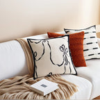 Abstract Colour-Block Cushion Cover