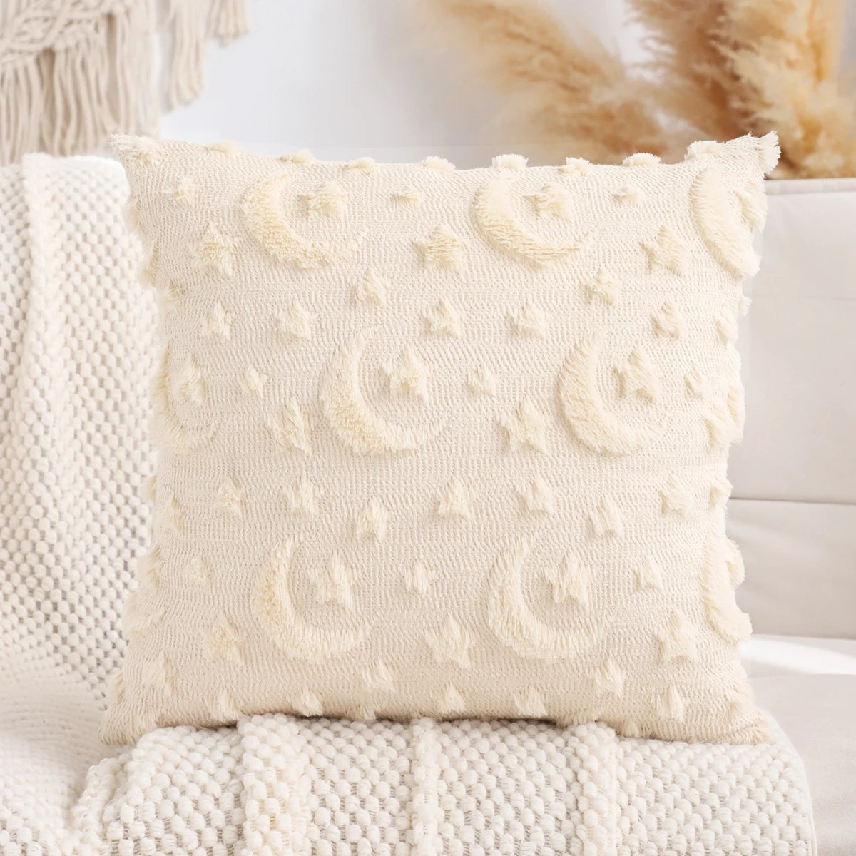 Moon & Stars Decorative Cushion Cover