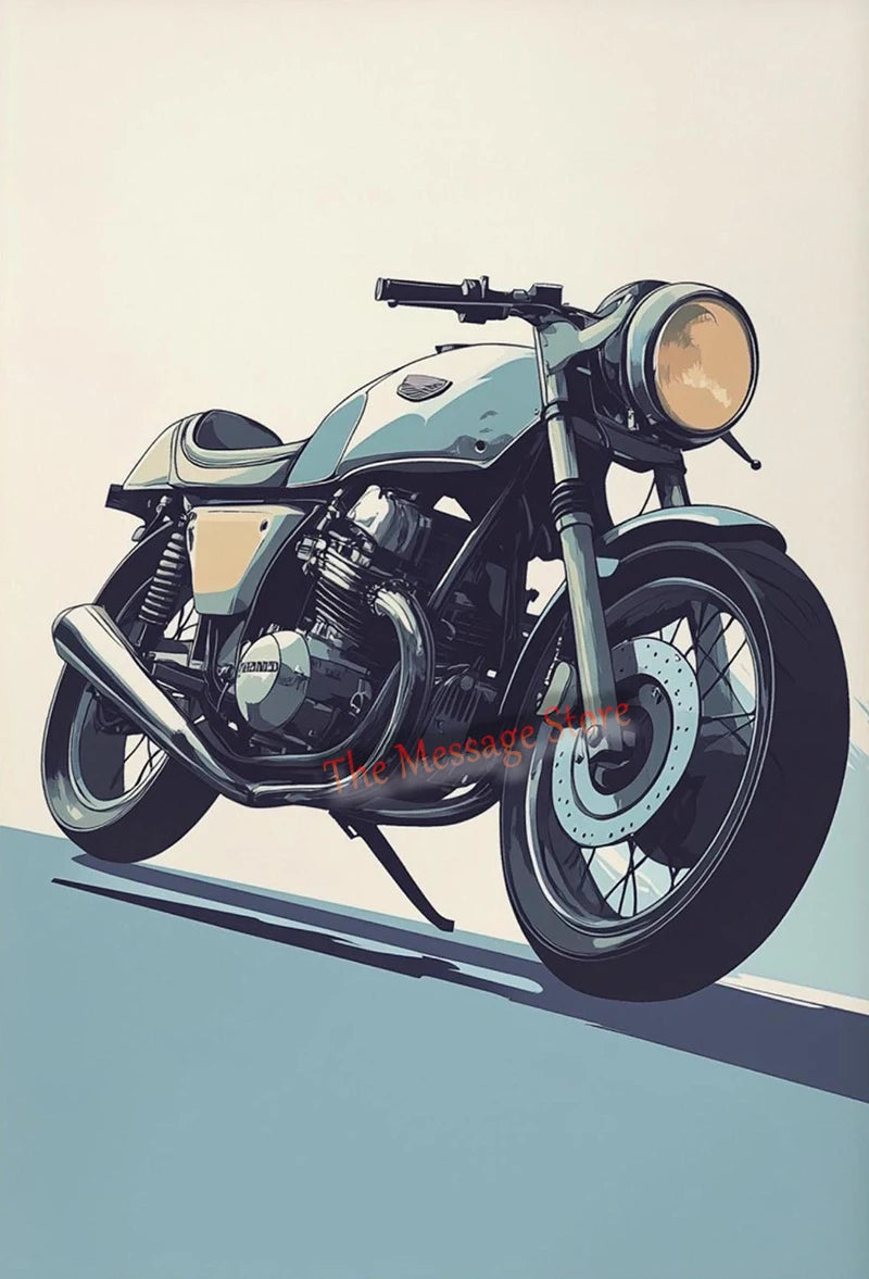 Rider Silhouette Canvas Print