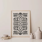 Folk Art Botanical Canvas Print