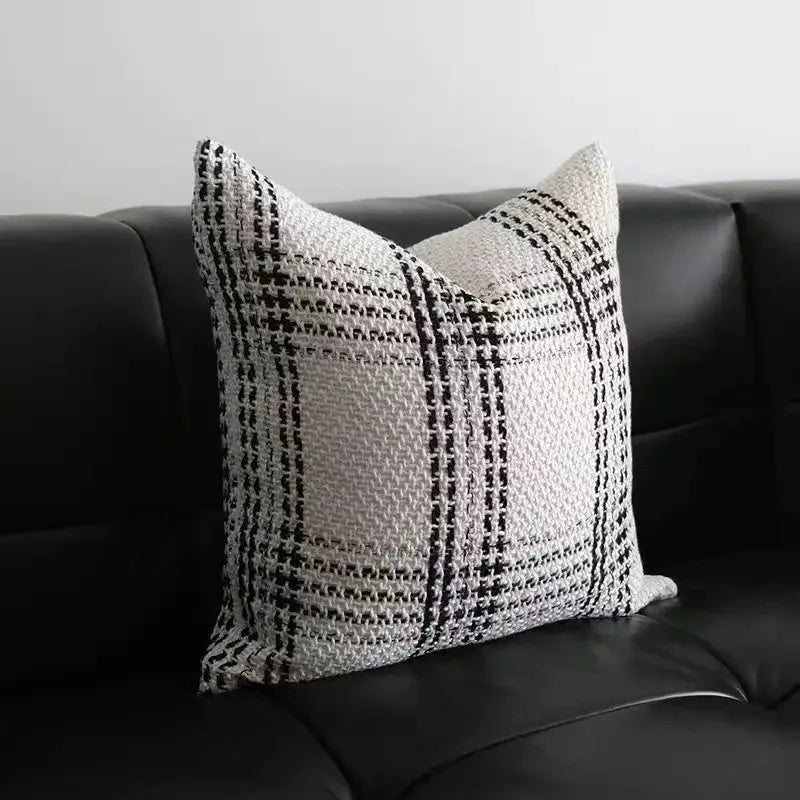 Abstract Colour-Block Cushion Cover