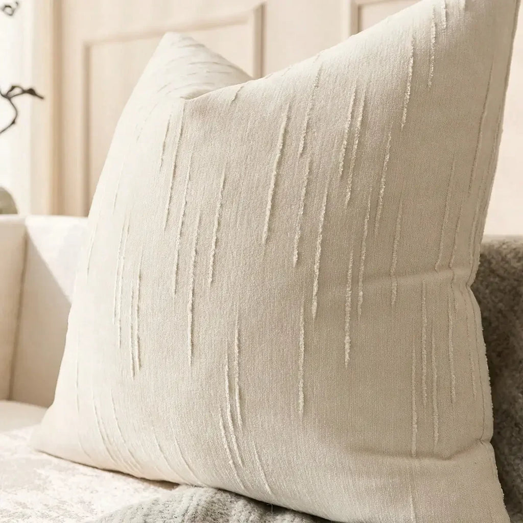 Faux Linen Cushion Cover