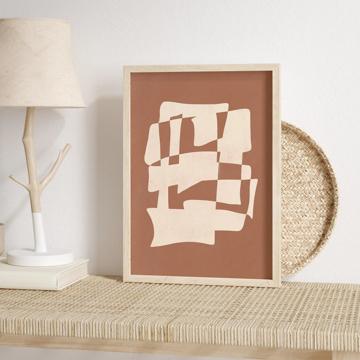 Folk Art Botanical Canvas Print