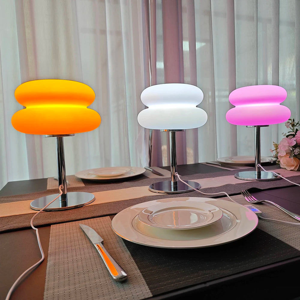 Double Ripple LED Ambient Table Lamp