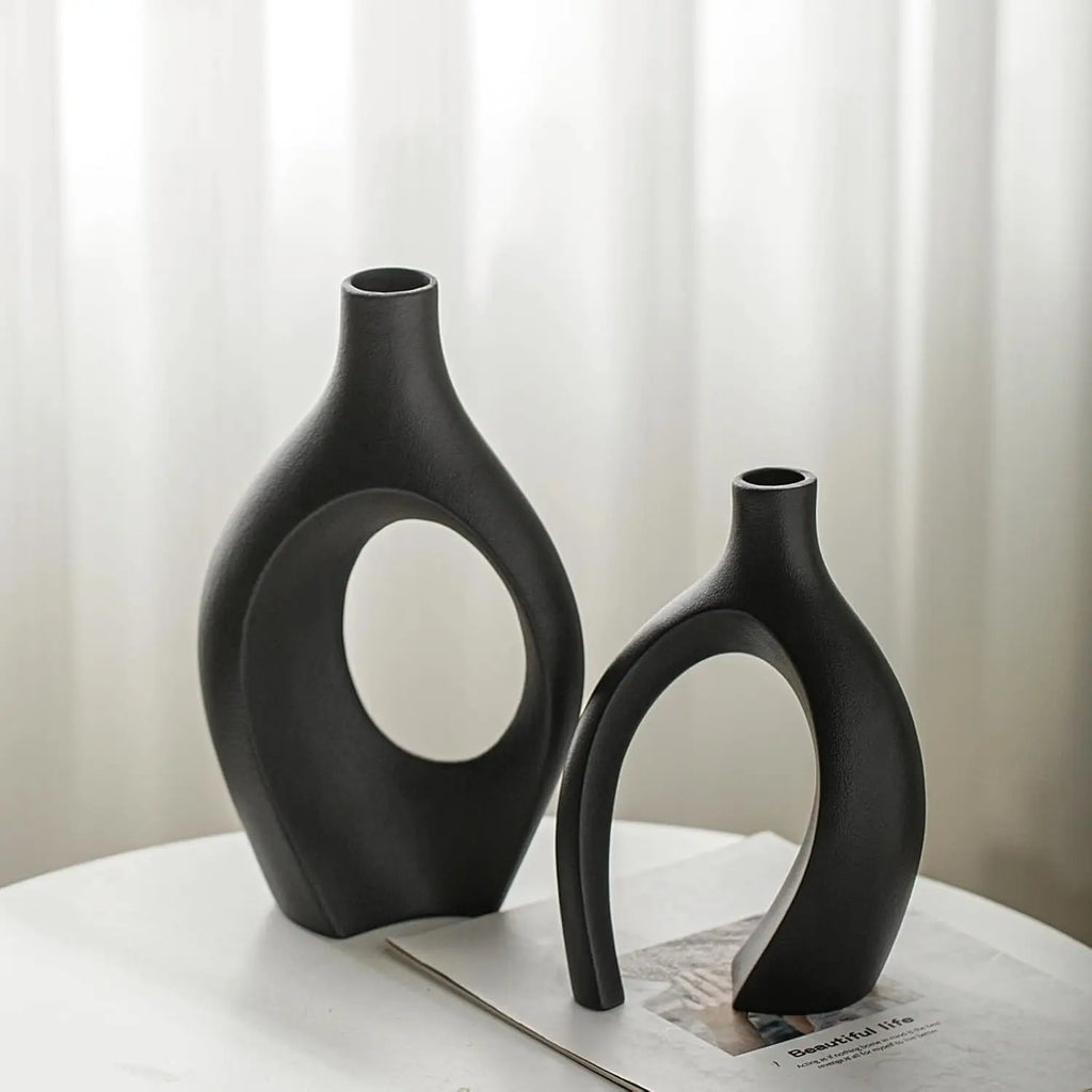Twin Resin Vase