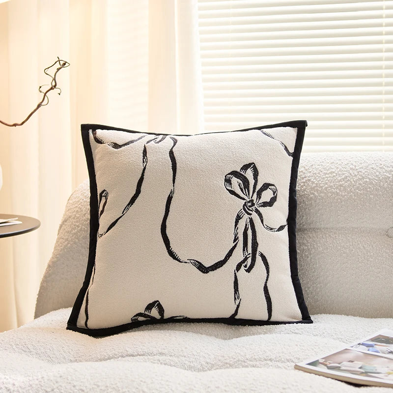 Abstract Colour-Block Cushion Cover