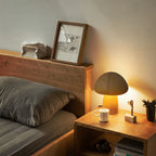 Minimal Wood Mushroom Night Light
