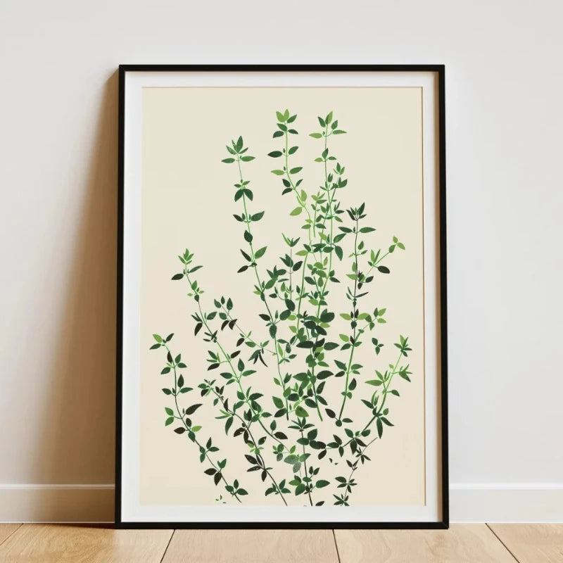 Minimalist Bamboo Forest Tropical Leaf Botanical Flower Poster and Prints Canvas Printing Wall Art Picture for Living Room Decor