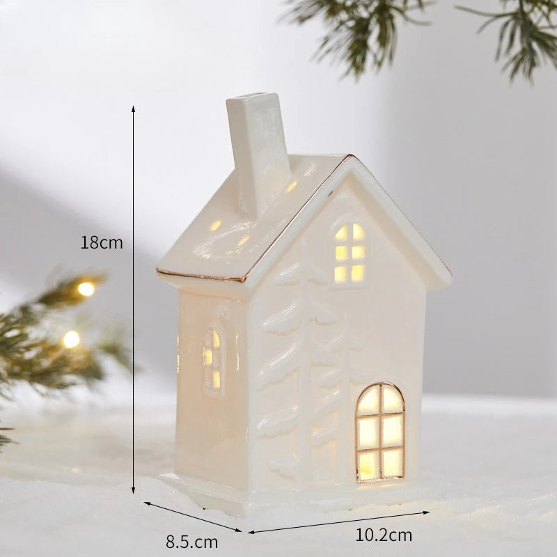 Ceramic Light-Up Tree House