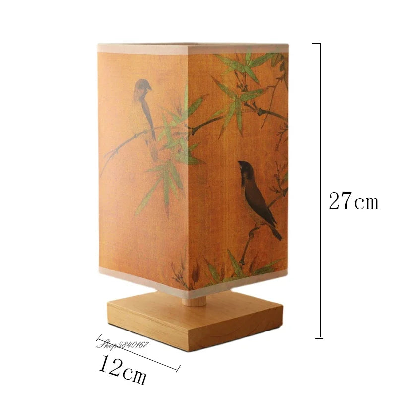 Bamboo Landscape Table Lamp