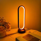Dimmable LED Ring Bedside Lamp