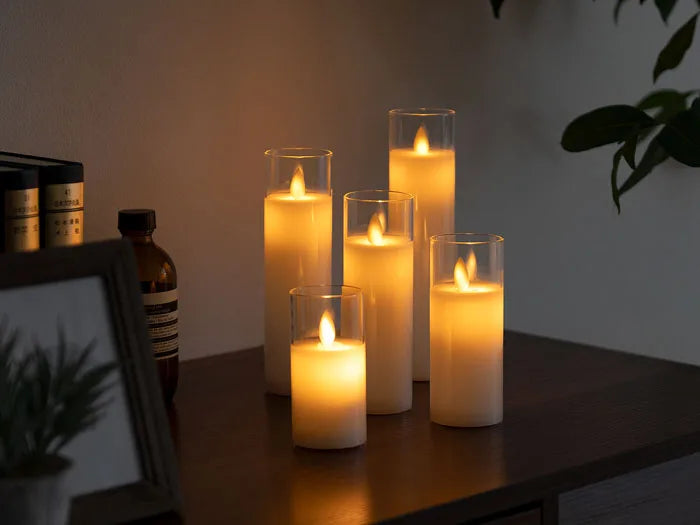 Flickering Flameless Candles — Set of 6