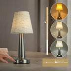 Iron Fabric Shade Bedside Lamp
