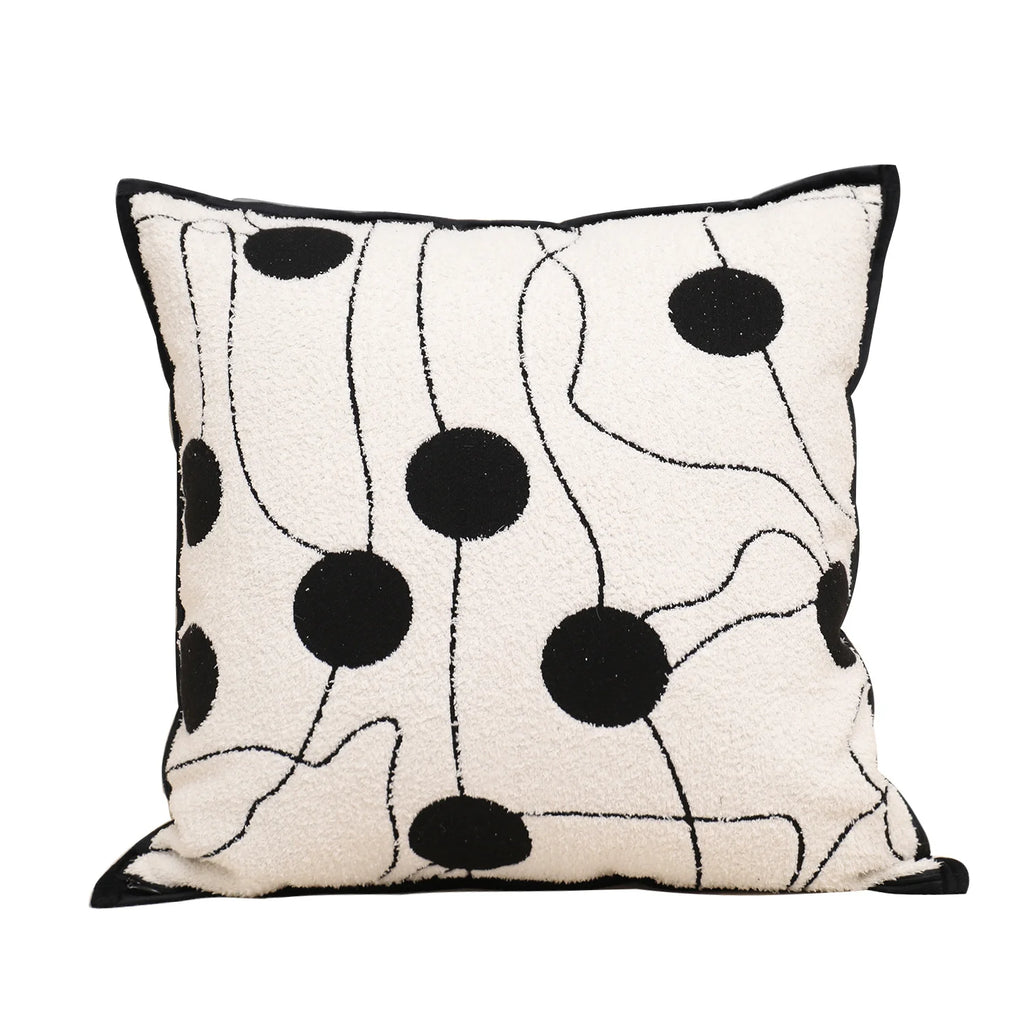 Abstract Colour-Block Cushion Cover