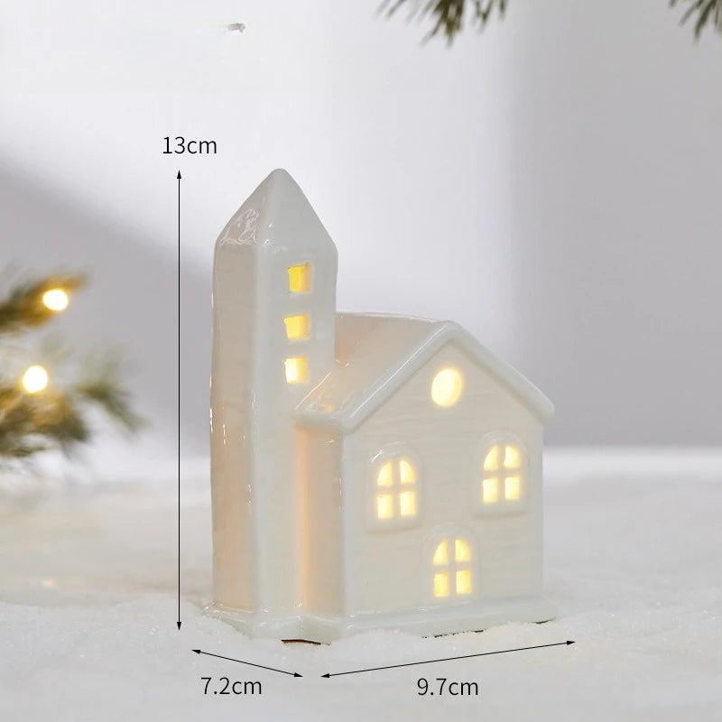 Ceramic Light-Up Tree House