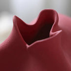 Asymmetric Sculpted Resin Vase