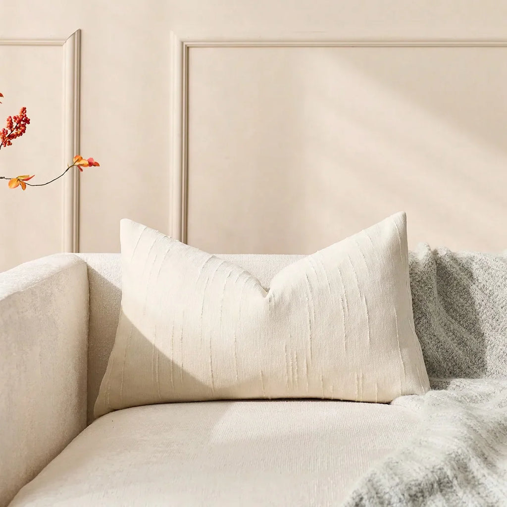 Faux Linen Cushion Cover
