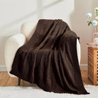 Waffle Knit Throw