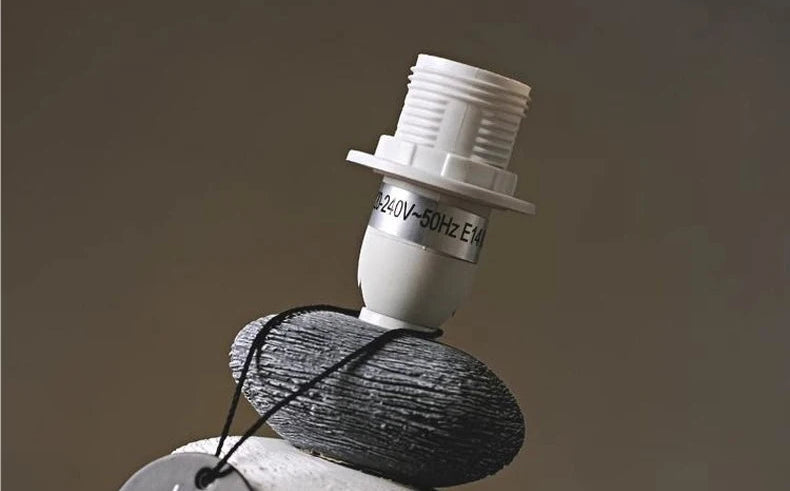 Ceramic Table Lamp with Fabric Shade