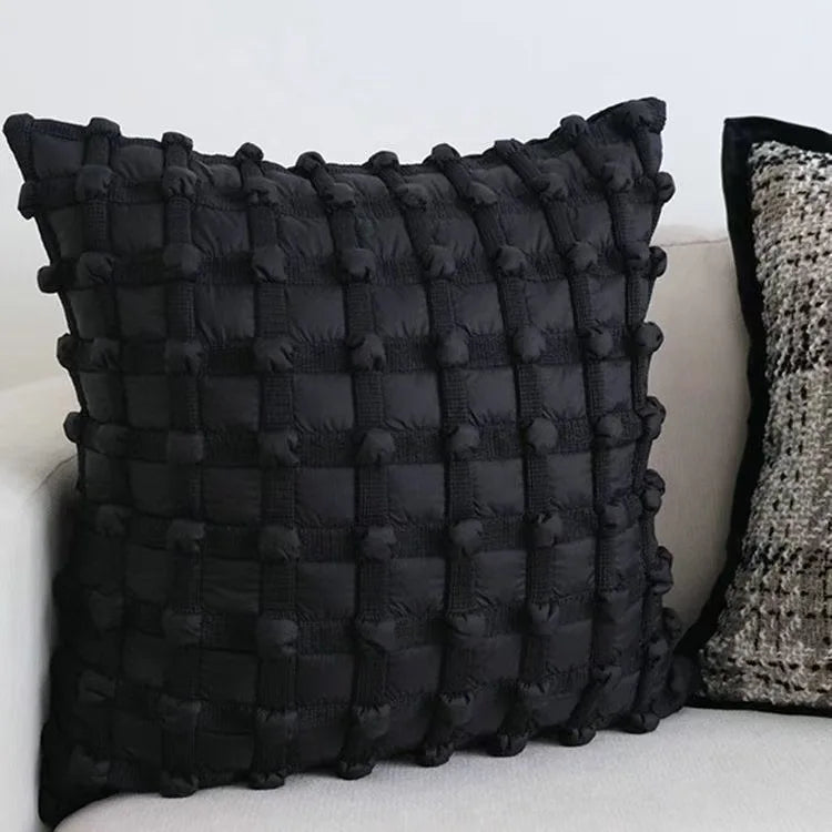 Abstract Colour-Block Cushion Cover