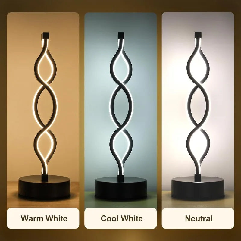 Spiral LED Desk Lamp