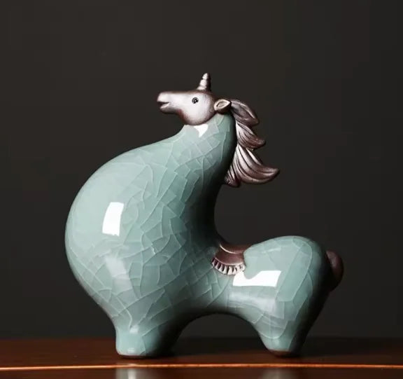 Trojan Ceramic Horse Decorative