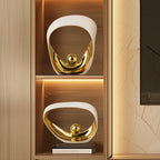 Golden Halo Ceramic Ornament