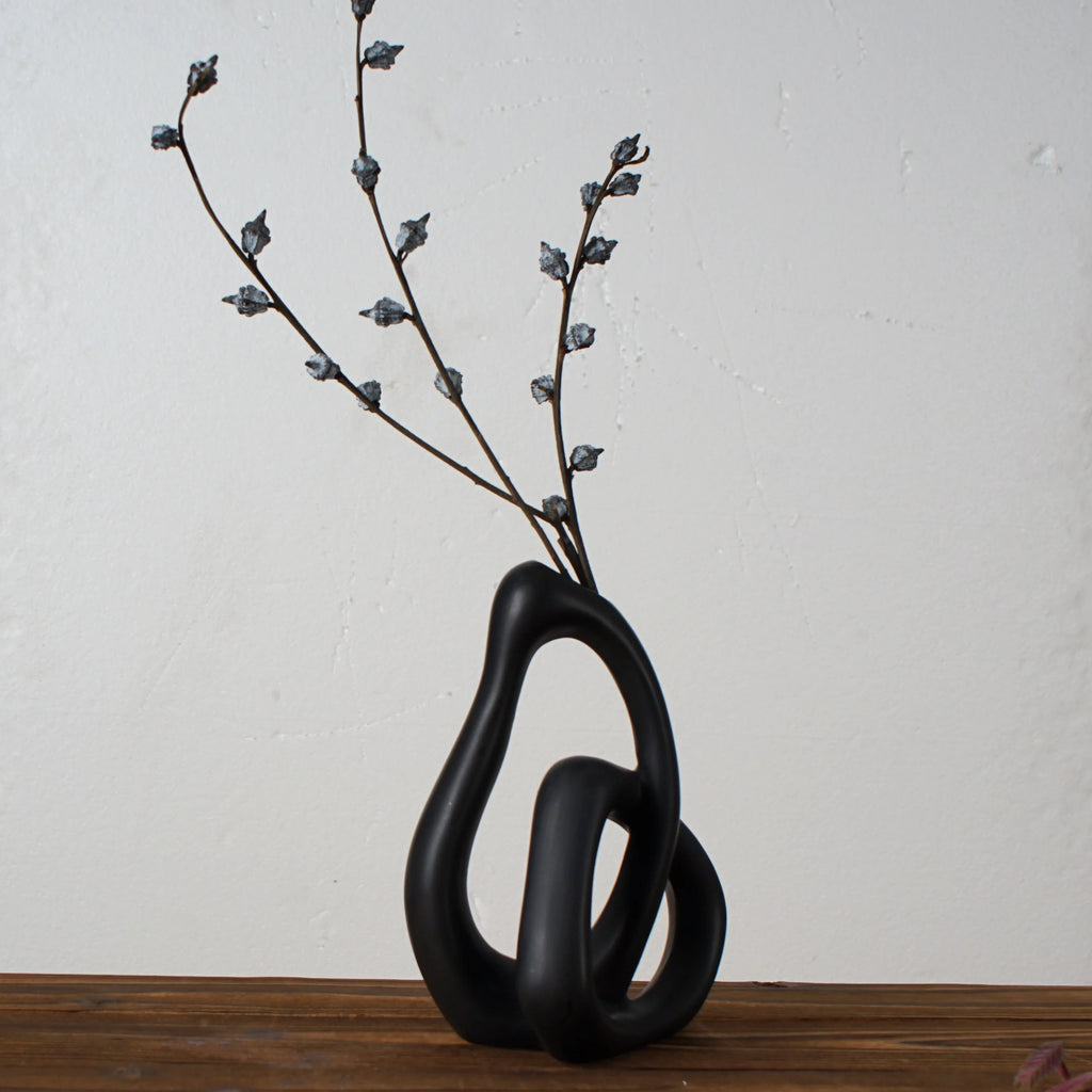 Entwined Abstract Ceramic Vase