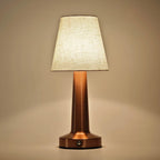 Iron Fabric Shade Bedside Lamp