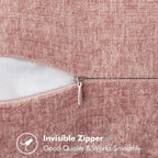 Chenille Cushion Cover with Stitched Edge