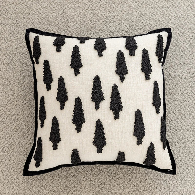 Abstract Colour-Block Cushion Cover