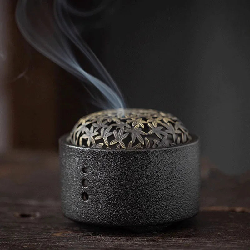 Patterned Ceramic Incense Plate