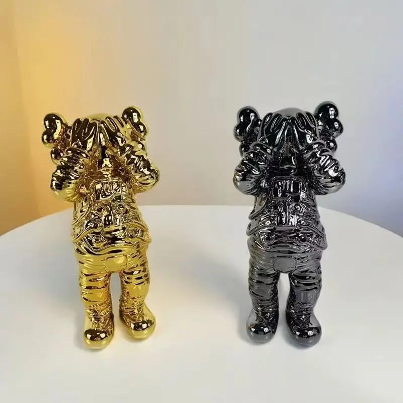 Astronaut Metalic Resin Sculpture