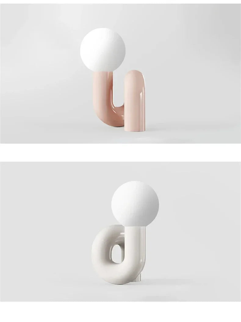 Neo Abstract Resin Table Lamp