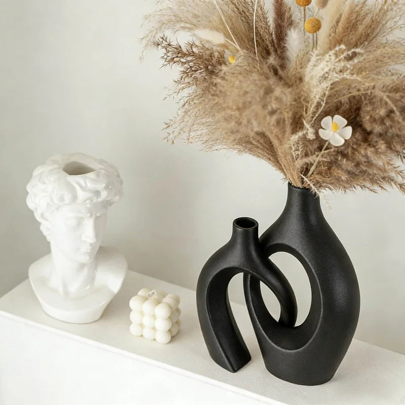 Twin Resin Vase