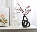 Entwined Abstract Ceramic Vase