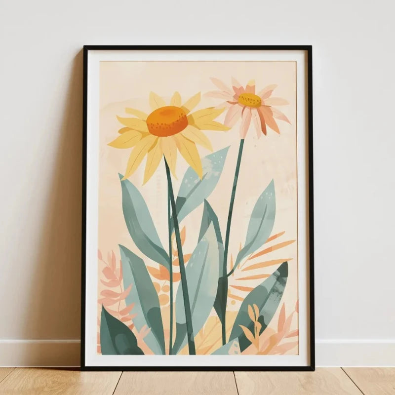 Minimalist Bamboo Forest Tropical Leaf Botanical Flower Poster and Prints Canvas Printing Wall Art Picture for Living Room Decor