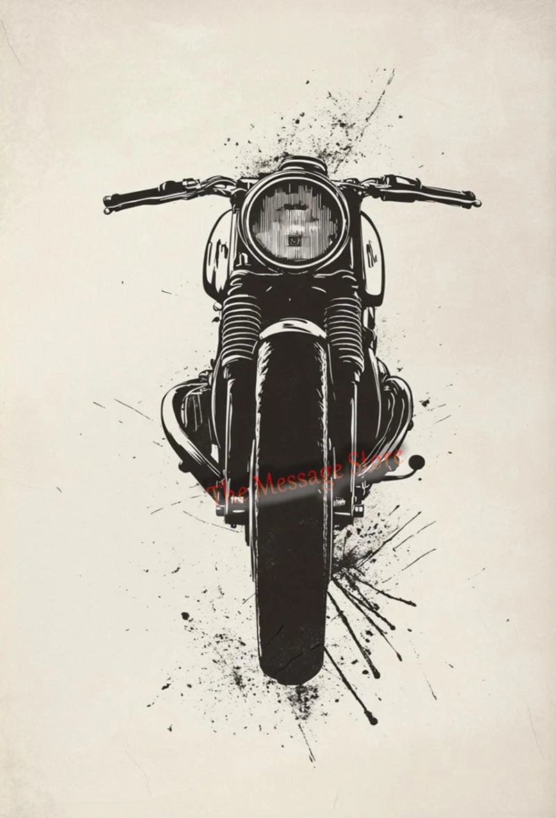 Rider Silhouette Canvas Print